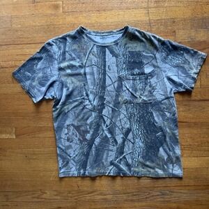 Outfitters Ridge Camo Realtree Pocket T-Shirt‎ Hunting Outdoors Naturecore Large